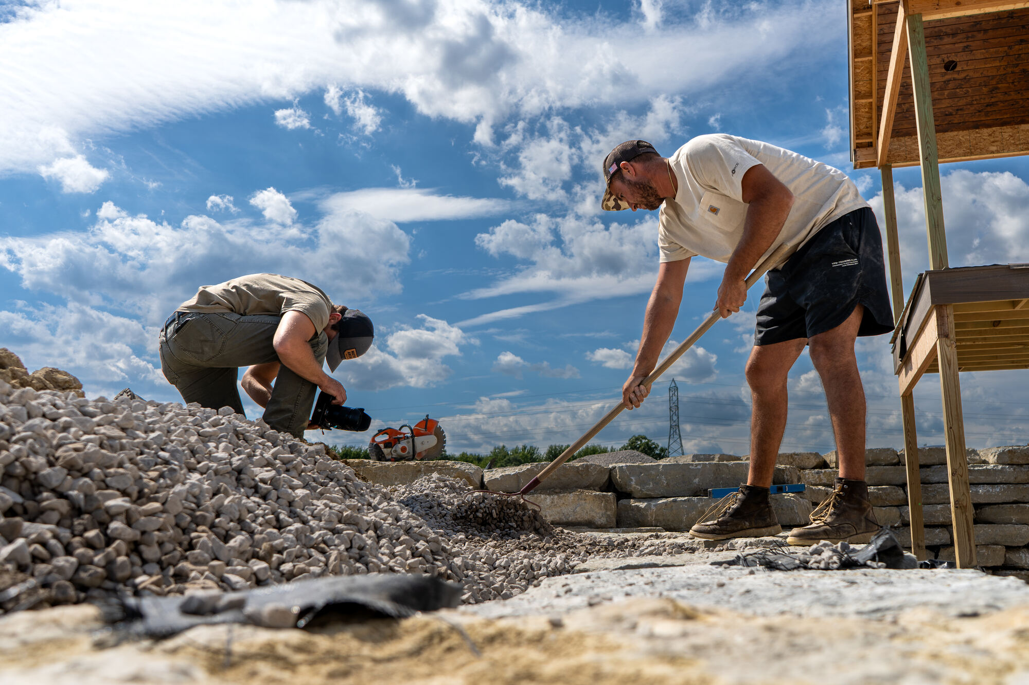 Third Studio Media crew capturing content on a job site
